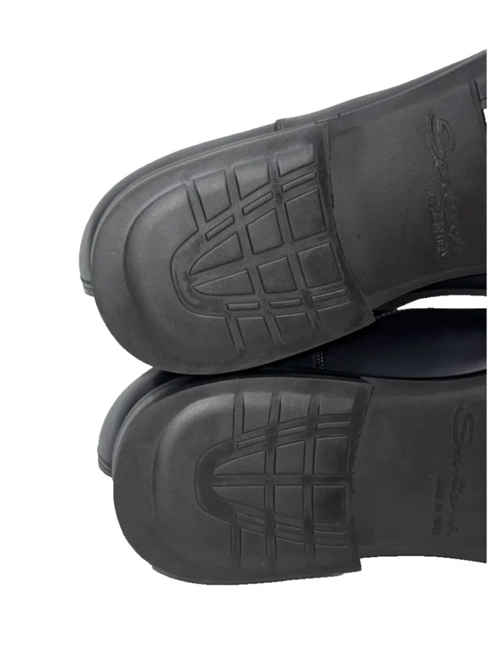 New! Santoni Nicolo Cap Toe Oxford Dark Gray Leather Size 9.5 D DD37